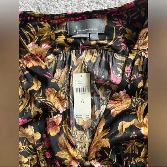 Anthropologie - Deep V Tunic - Size SX - Picture 5 of 8